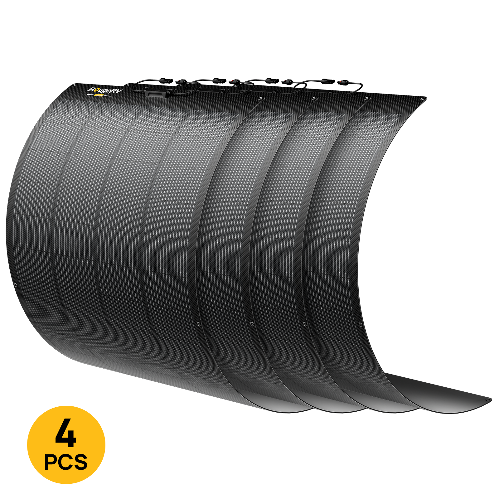 4pcs flexible solar panels