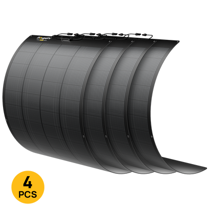 4pcs flexible solar panels