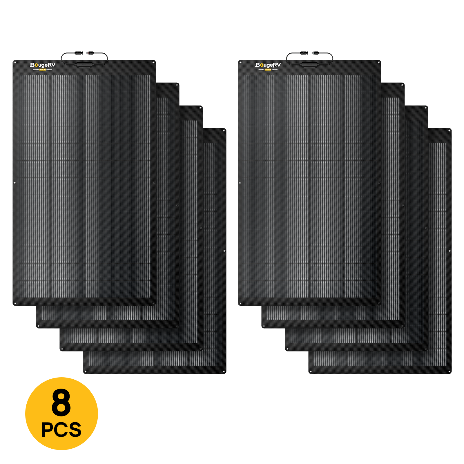 BougeRV Arch 2.0 200W N-Type Fiberglass Flexible Solar Panel — image 7
