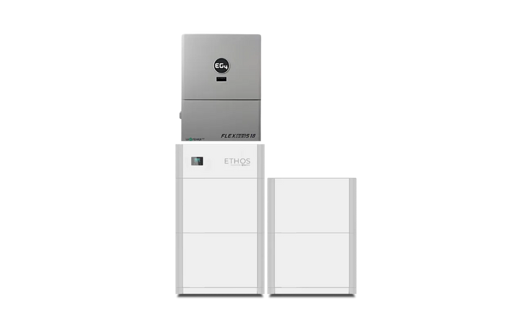 BigBattery ETHOS 20.48kWh Grid-Tied Battery & Inverter Kit — 4 ETHOS Batteries + 1 EG4 FlexBOSS18 Hybrid Inverter