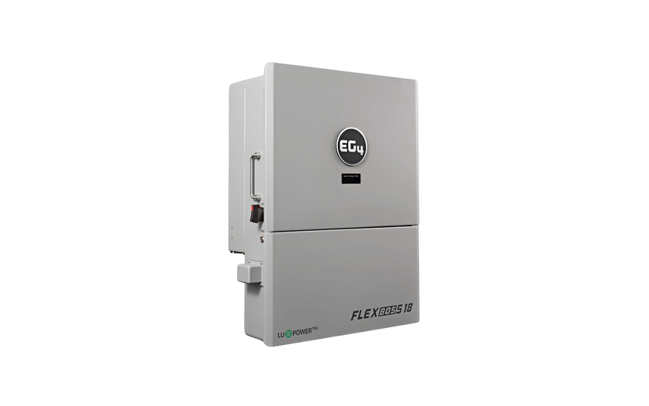BigBattery ETHOS 10.24kWh Grid-Tied Battery & Inverter Kit — 2 ETHOS Batteries + 1 EG4 FlexBOSS18 Hybrid Inverter — product detail view