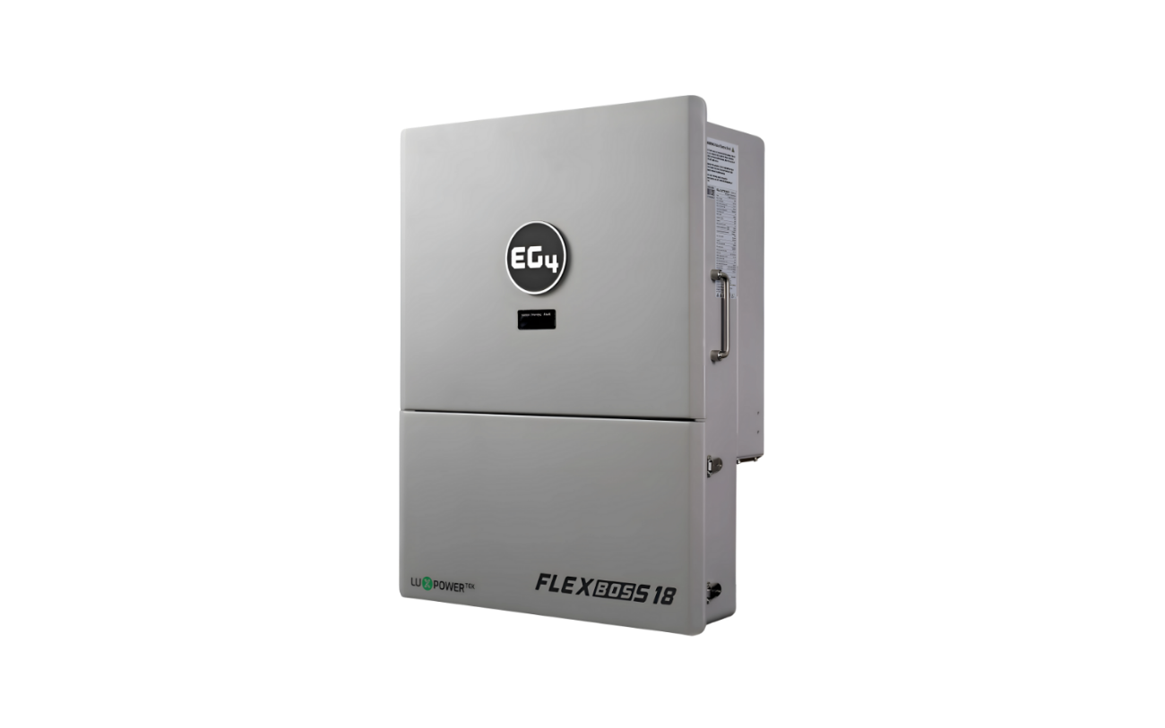 BigBattery ETHOS 10.24kWh Grid-Tied Battery & Inverter Kit — 2 ETHOS Batteries + 1 EG4 FlexBOSS18 Hybrid Inverter — product detail view