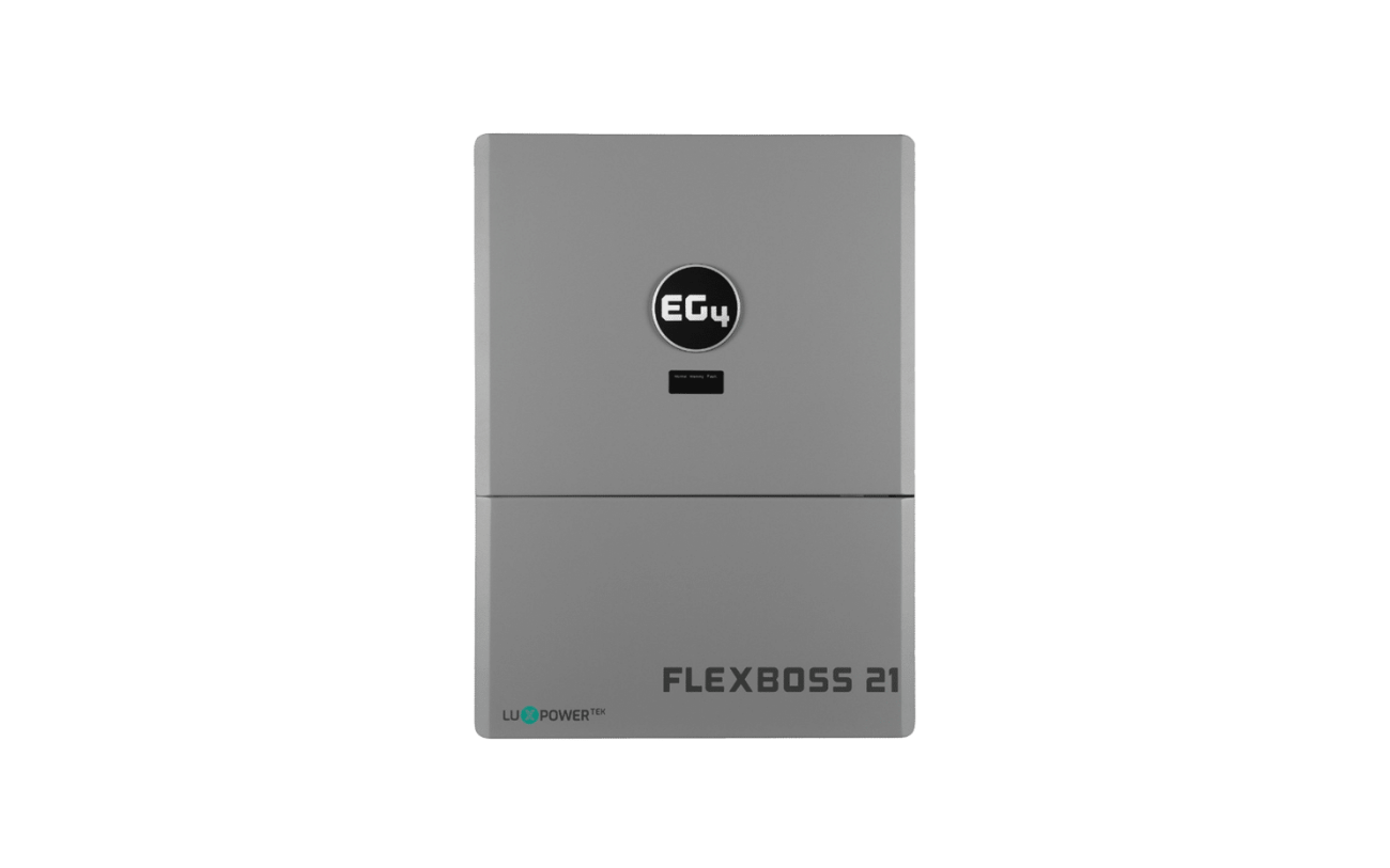 BigBattery ETHOS 10.24kWh Grid-Tied Battery & Inverter Kit — 2 ETHOS Batteries + 1 EG4 FlexBOSS21 Hybrid Inverter — product detail view