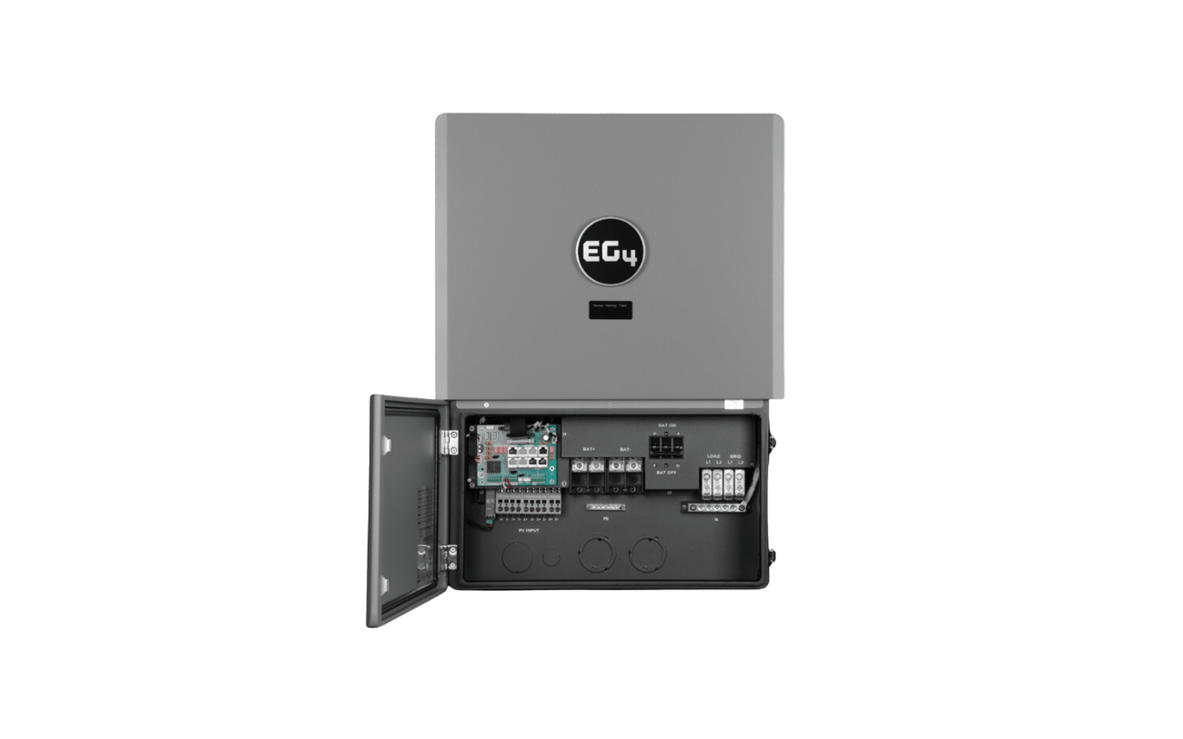BigBattery ETHOS 20.48kWh Grid-Tied Battery & Inverter Kit — 4 ETHOS Batteries + 1 EG4 FlexBOSS21 Hybrid Inverter — product detail view