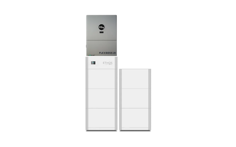 BigBattery ETHOS 30.72kWh Grid-Tied Battery & Inverter Kit — 6 ETHOS Batteries + 1 EG4 FlexBOSS21 Hybrid Inverter