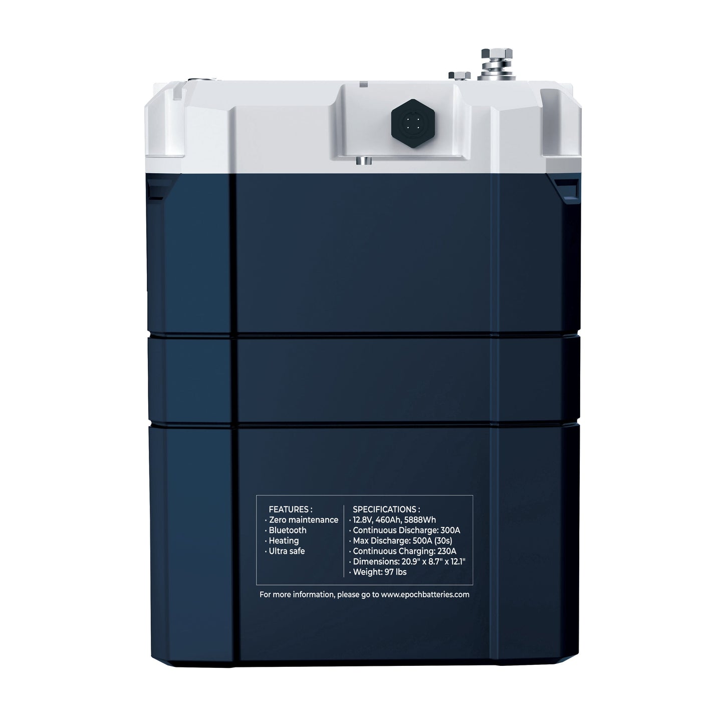 Epoch 24V 230Ah V2 Elite Series LiFePO4 Battery (5.89kWh) - official product image 5