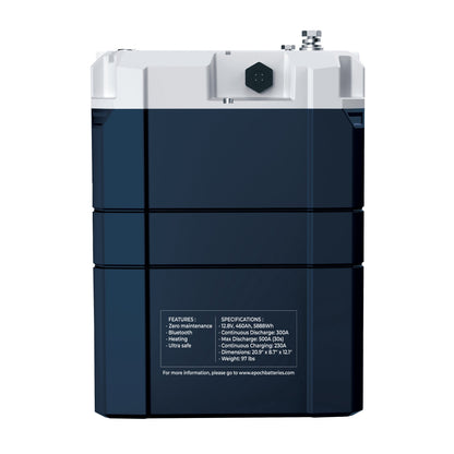 Epoch 24V 230Ah V2 Elite Series LiFePO4 Battery (5.89kWh) - official product image 5