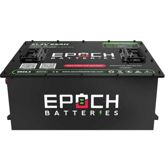 Epoch 48V 65Ah Golf Cart Battery Complete Kit - LiFePO4