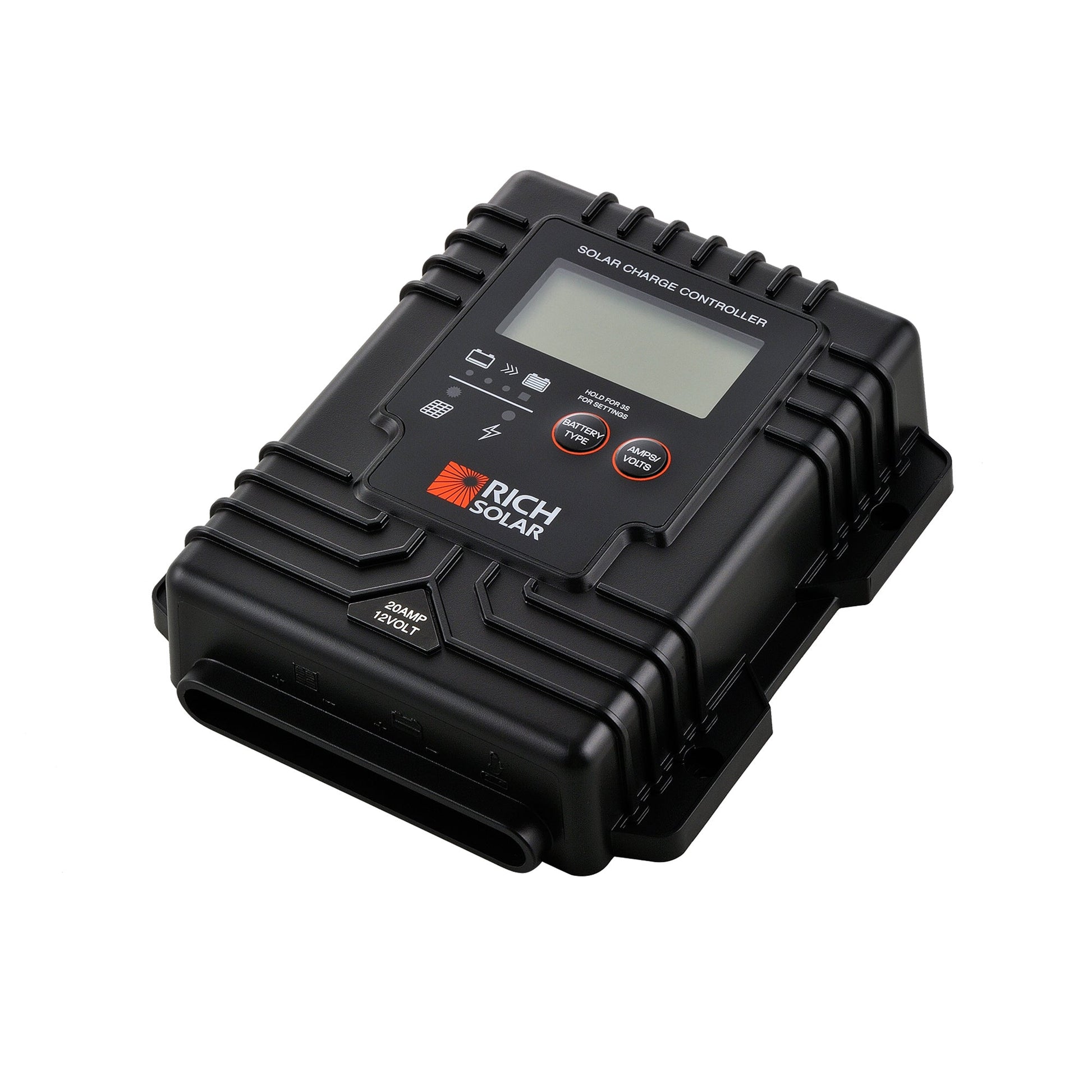 RICH SOLAR BRAVO Waterproof 20 20 Amp Waterproof PWM Solar Charge Controller product image 3