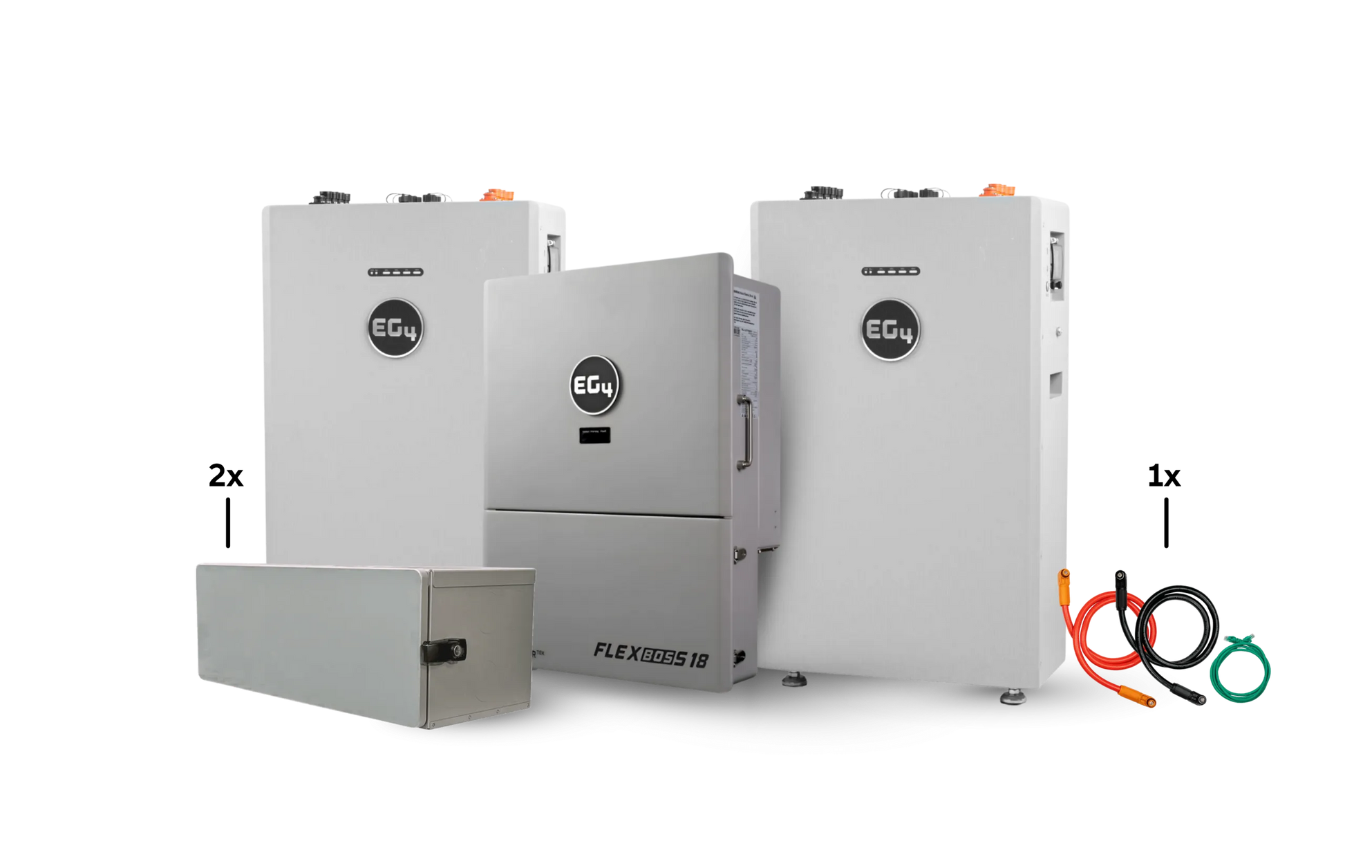 EG4 WallMount AW 32kWh + FlexBOSS18 Kit — complete kit product view