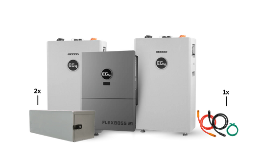 EG4 WallMount AW 32kWh + FlexBOSS21 Kit — complete kit product view