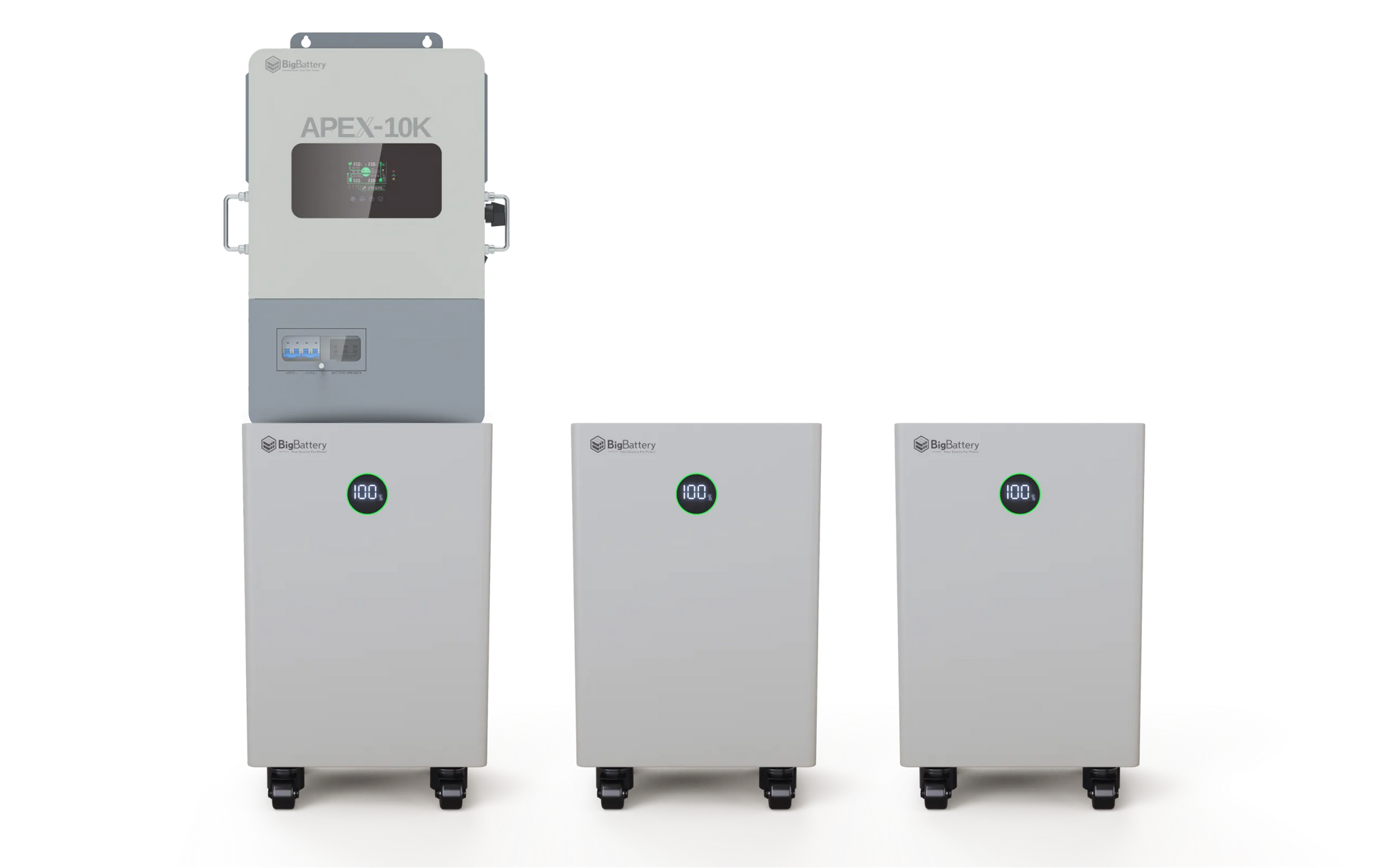 BigBattery NEXUS 42.9kWh + APEX-10K Kit — complete kit product view