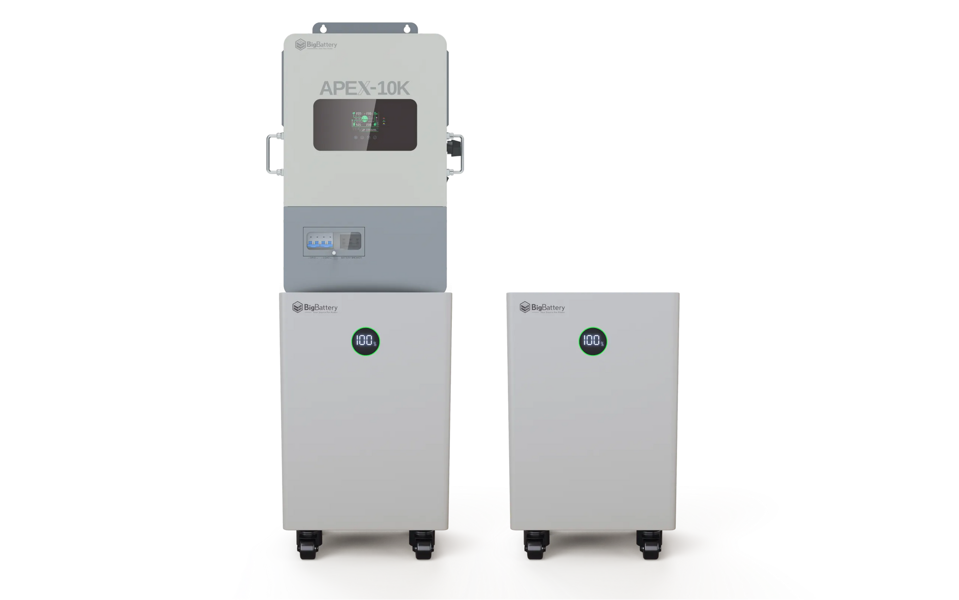 BigBattery NEXUS 28.6kWh + APEX-10K Kit — complete kit product view