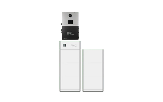 BigBattery ETHOS 30.72kWh + EG4 18kPV Kit — complete kit product view