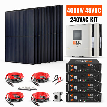 RICH SOLAR 4000W 48VDC-240VAC Solar Kit product image 2
