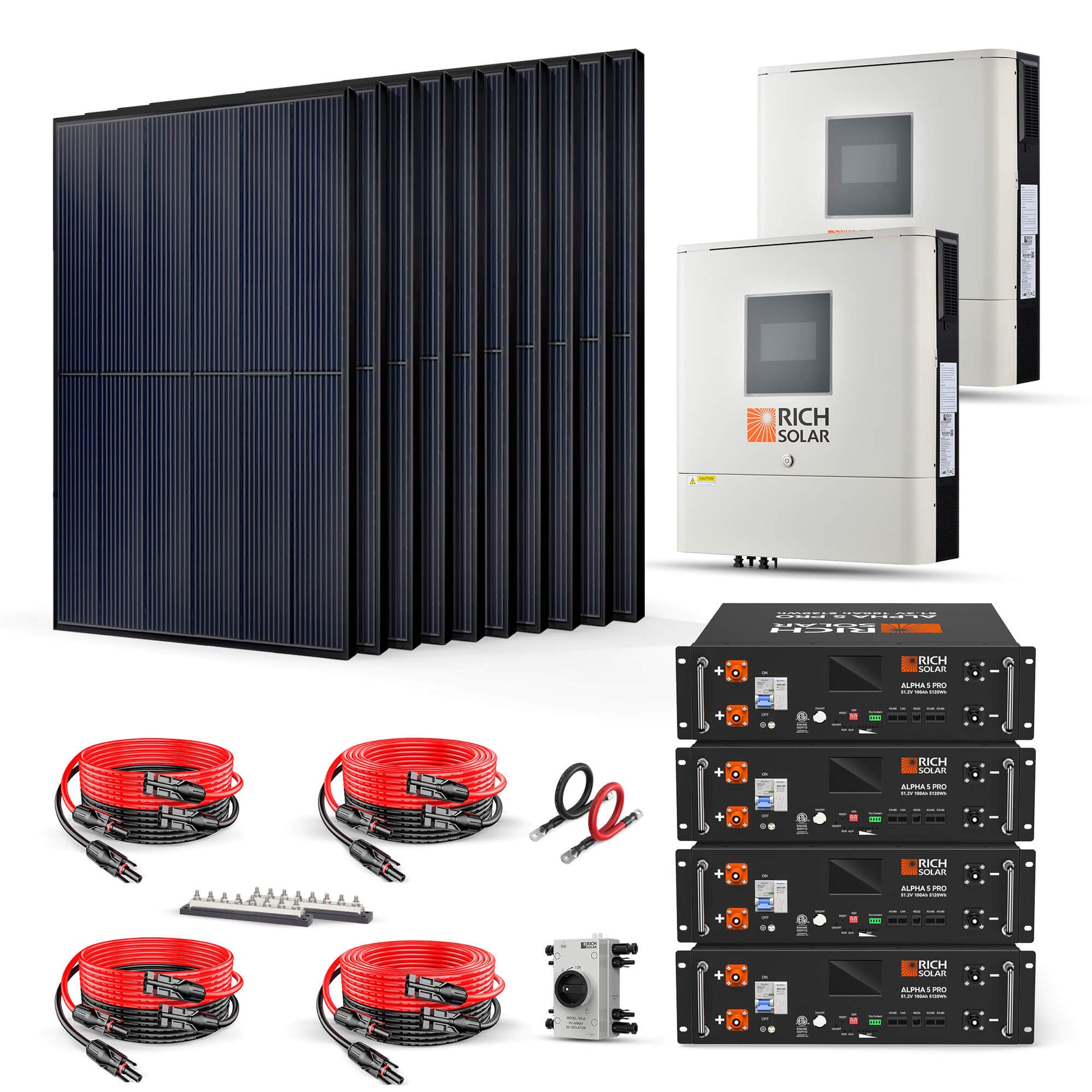 RICH SOLAR 4000W 48VDC-240VAC Solar Kit product image 1