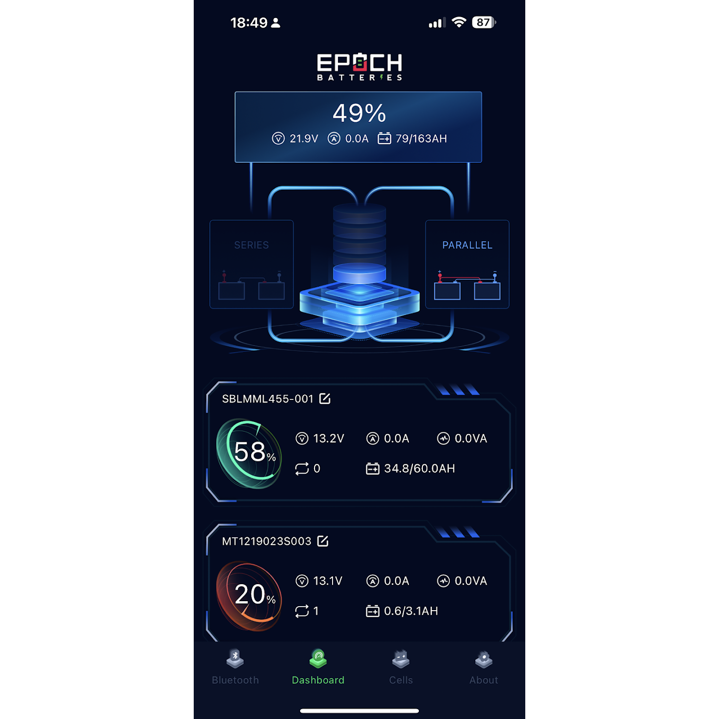 Epoch 48V 230Ah Golf Cart Battery Complete Kit - LiFePO4 - official product image 3