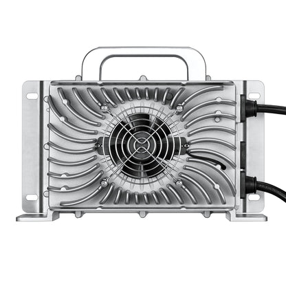 RICH SOLAR 48V (57.6V) Waterproof LiFePO4 Charger 20A / 25A, 100-240V AC, 8-in-1 Protection, Fan-Cooled product image 4