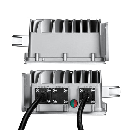 RICH SOLAR 48V (57.6V) Waterproof LiFePO4 Charger 20A / 25A, 100-240V AC, 8-in-1 Protection, Fan-Cooled product image 5