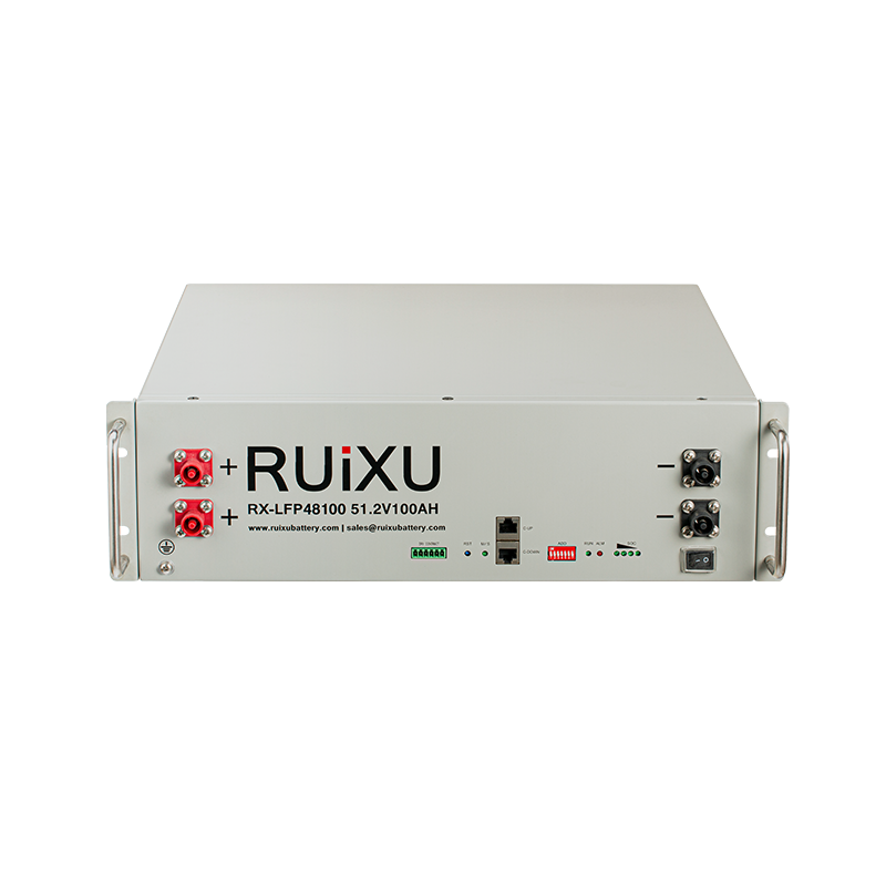 RUiXU RX-LFP48100 5.12kWh 51.2V 100Ah LiFePO4 server rack battery