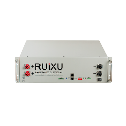 RUiXU RX-LFP48100 5.12kWh 51.2V 100Ah LiFePO4 server rack battery