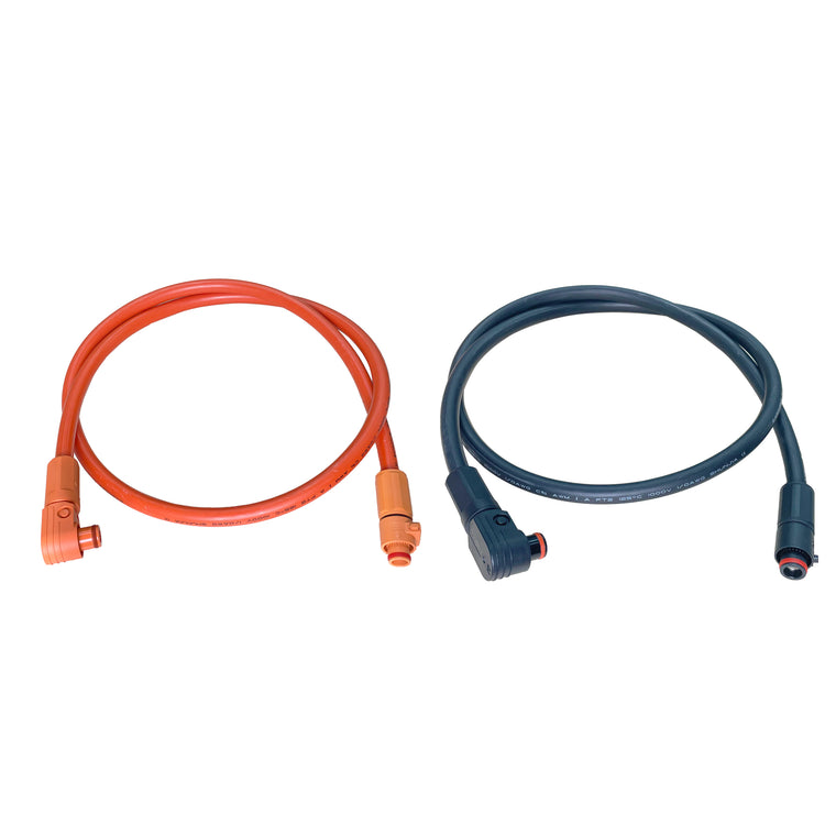 RUiXU PP140 1/0 AWG 140cm Battery Cable Pair