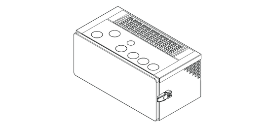 Discover HELIOS 950-0067 Sol-Ark 15K Conduit Box manufacturer illustration