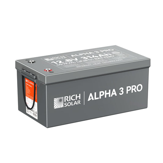 RICH SOLAR ALPHA 3 PRO 12V 314Ah LiFePO4 Battery product image 1