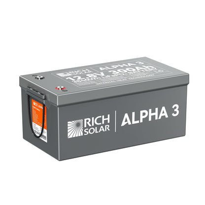 RICH SOLAR ALPHA 3 12V 300Ah LiFePO4 Battery product image 1