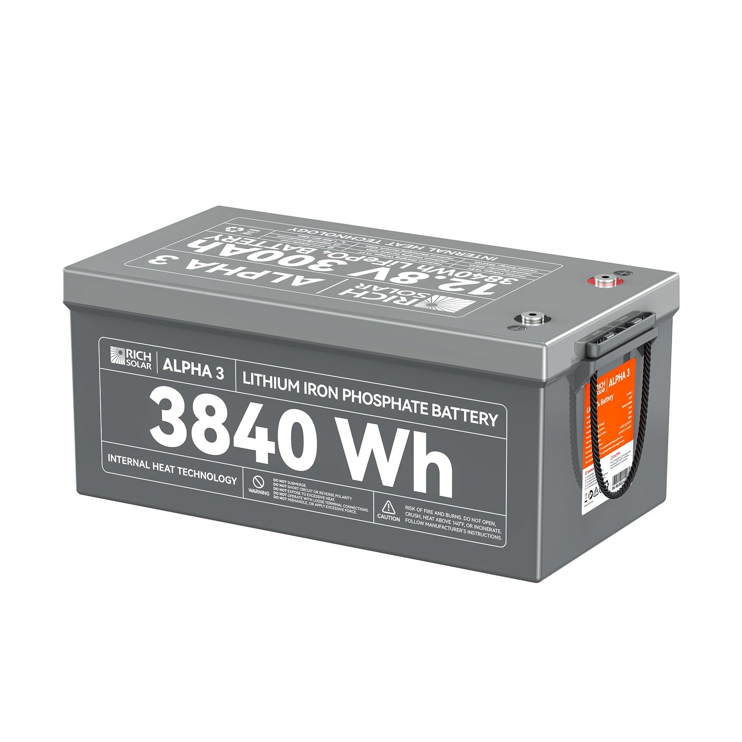 RICH SOLAR ALPHA 3 12V 300Ah LiFePO4 Battery product image 4