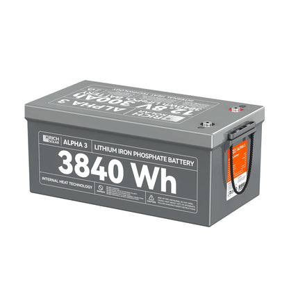RICH SOLAR ALPHA 3 12V 300Ah LiFePO4 Battery product image 4