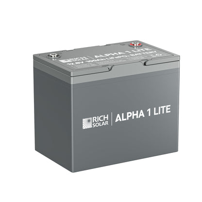 RICH SOLAR ALPHA 1 LITE 12V 100Ah LiFePO4 Battery product image 1