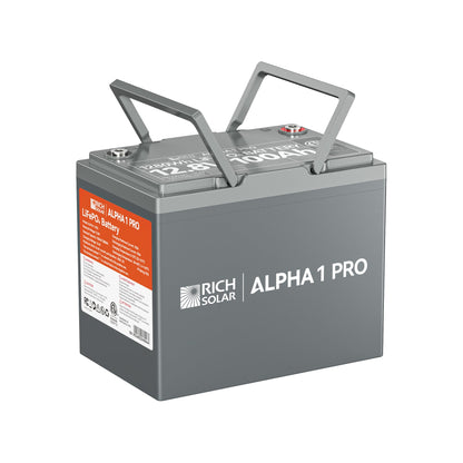 RICH SOLAR ALPHA 1 PRO 12V 100Ah LiFePO4 Battery product image 3