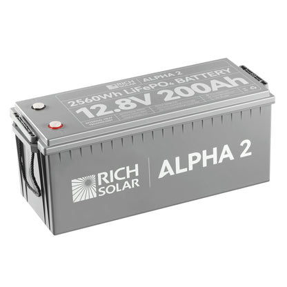 RICH SOLAR ALPHA 2 12V 200Ah LiFePO4 Battery product image 1