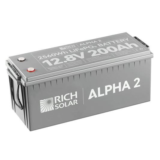 RICH SOLAR ALPHA 2 12V 200Ah LiFePO4 Battery product image 1
