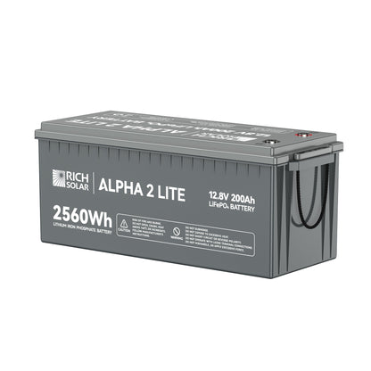 RICH SOLAR ALPHA 2 LITE 12V 200Ah LiFePO4 Battery product image 2