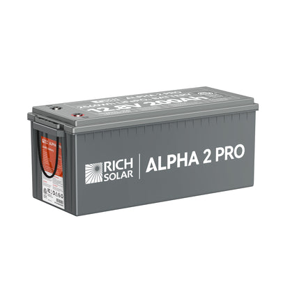 RICH SOLAR ALPHA 2 PRO 12V 200Ah LiFePO4 Battery product image 1