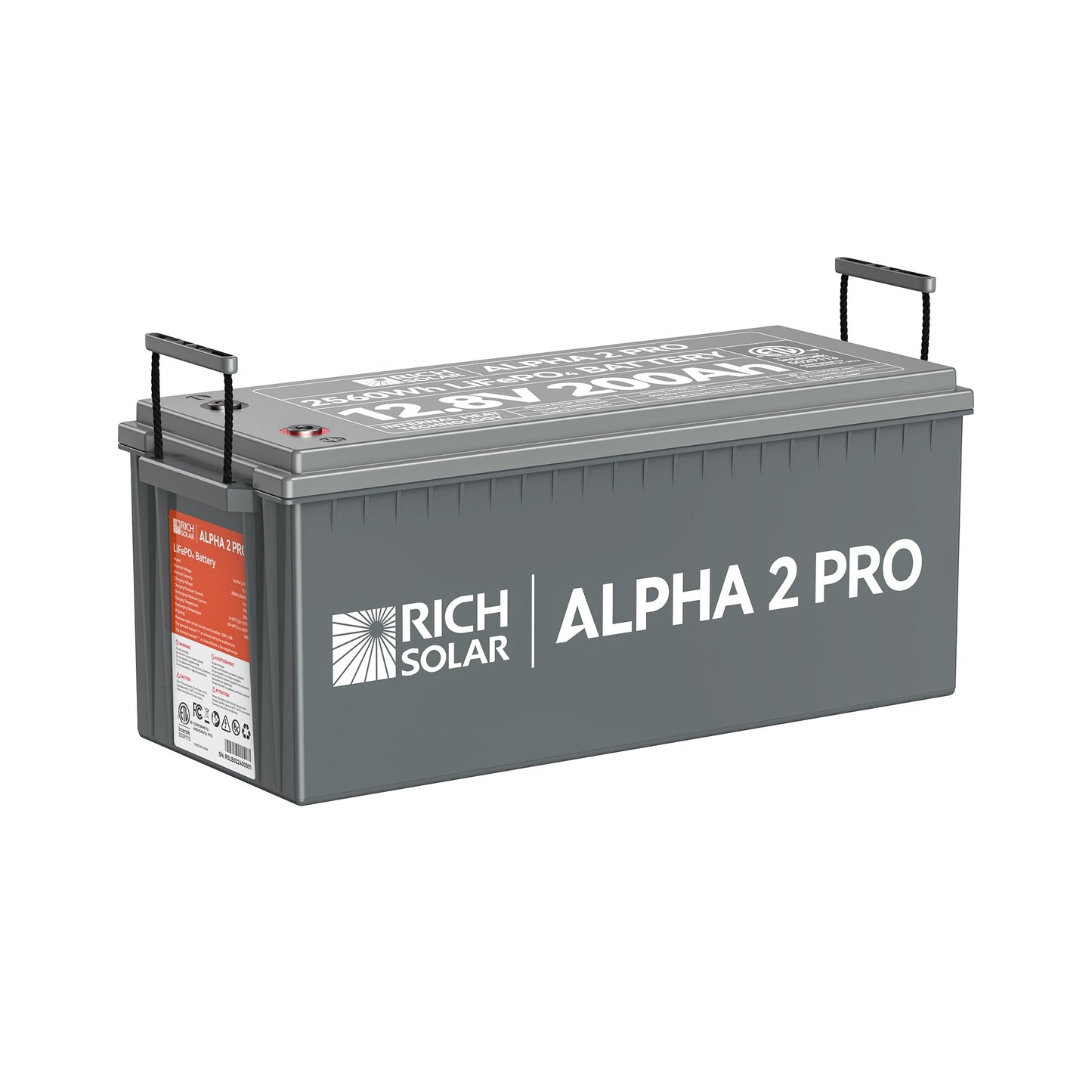 RICH SOLAR ALPHA 2 PRO 12V 200Ah LiFePO4 Battery product image 3