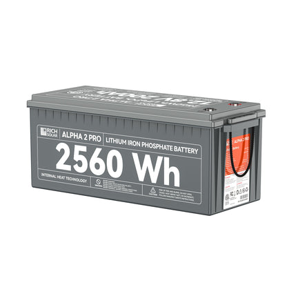 RICH SOLAR ALPHA 2 PRO 12V 200Ah LiFePO4 Battery product image 2