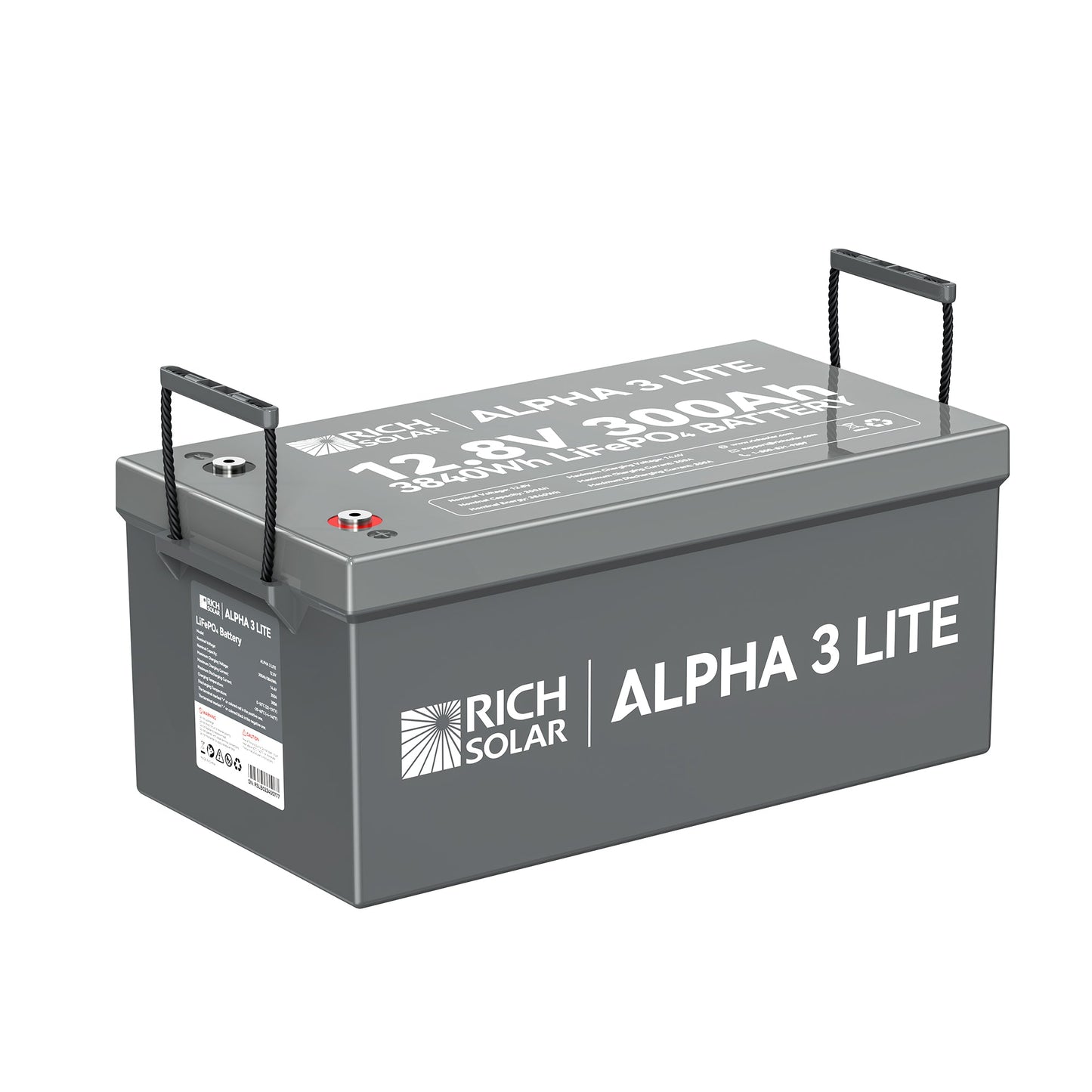 RICH SOLAR ALPHA 3 LITE 12V 300Ah LiFePO4 Battery product image 3