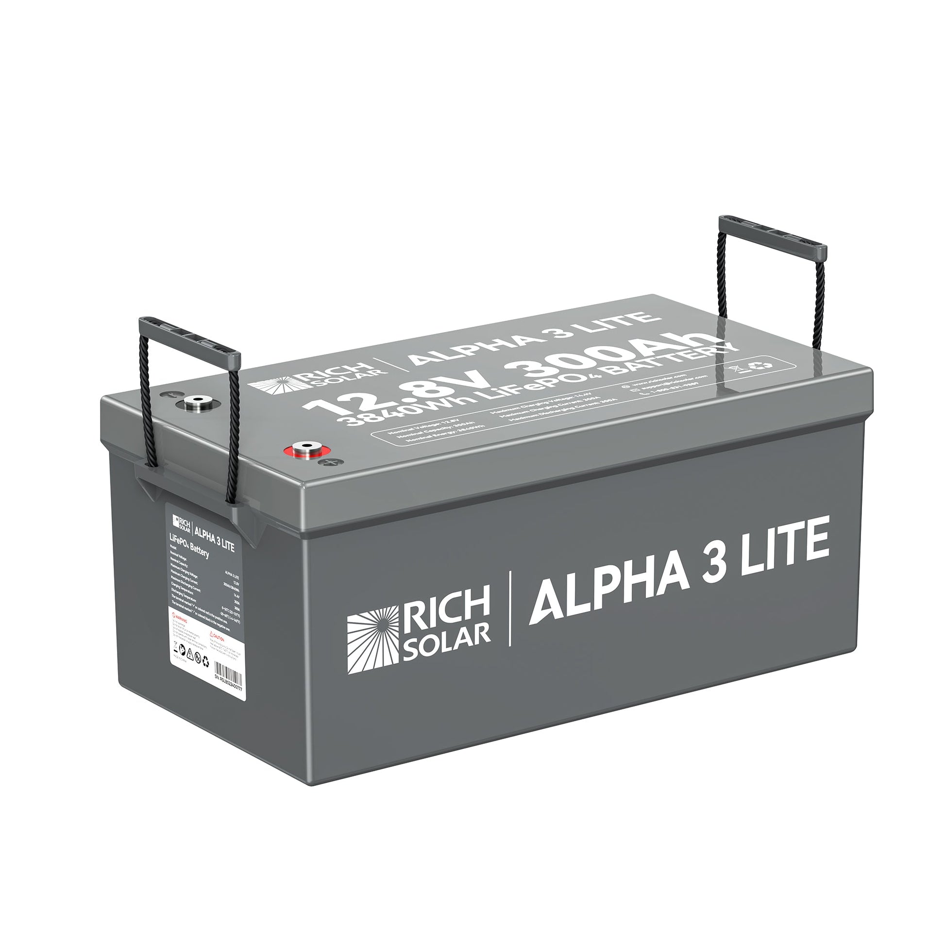 RICH SOLAR ALPHA 3 LITE 12V 300Ah LiFePO4 Battery product image 3
