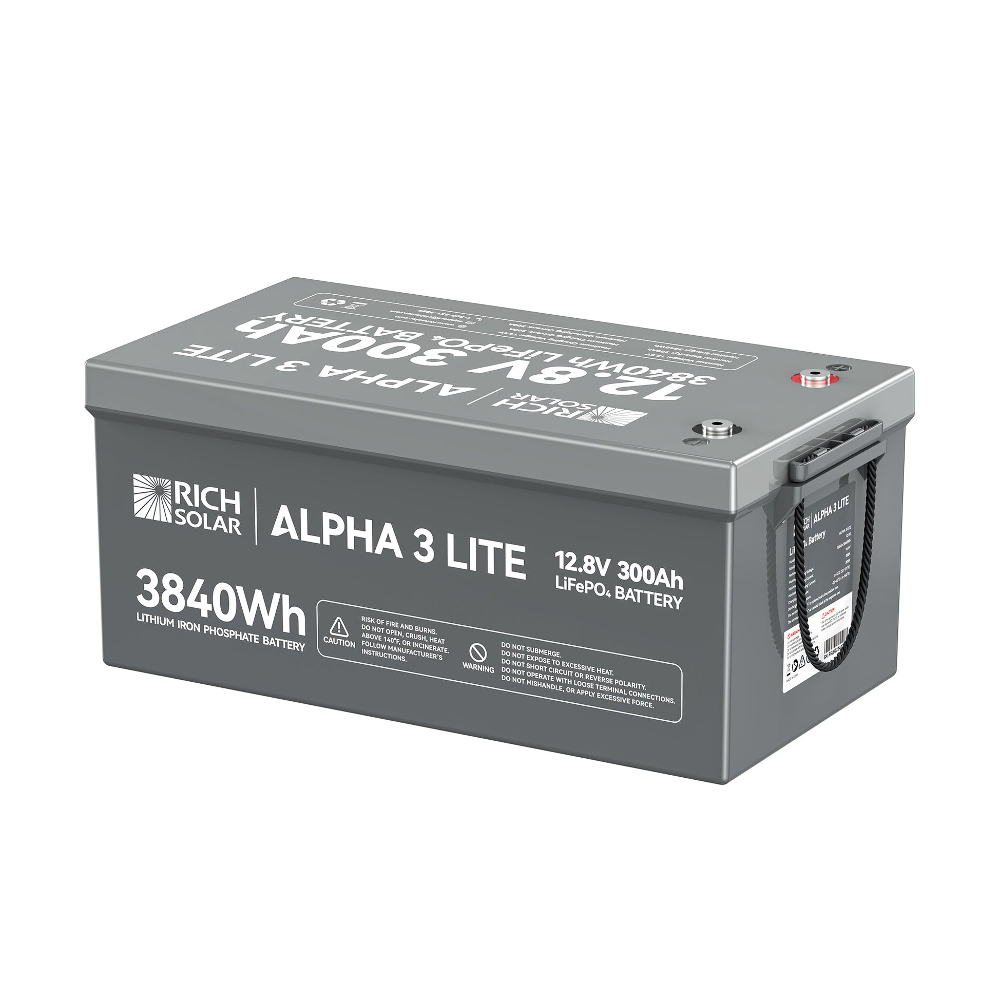 RICH SOLAR ALPHA 3 LITE 12V 300Ah LiFePO4 Battery product image 4
