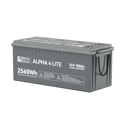 RICH SOLAR ALPHA 4 LITE 24V 100Ah LiFePO4 Battery product image 2