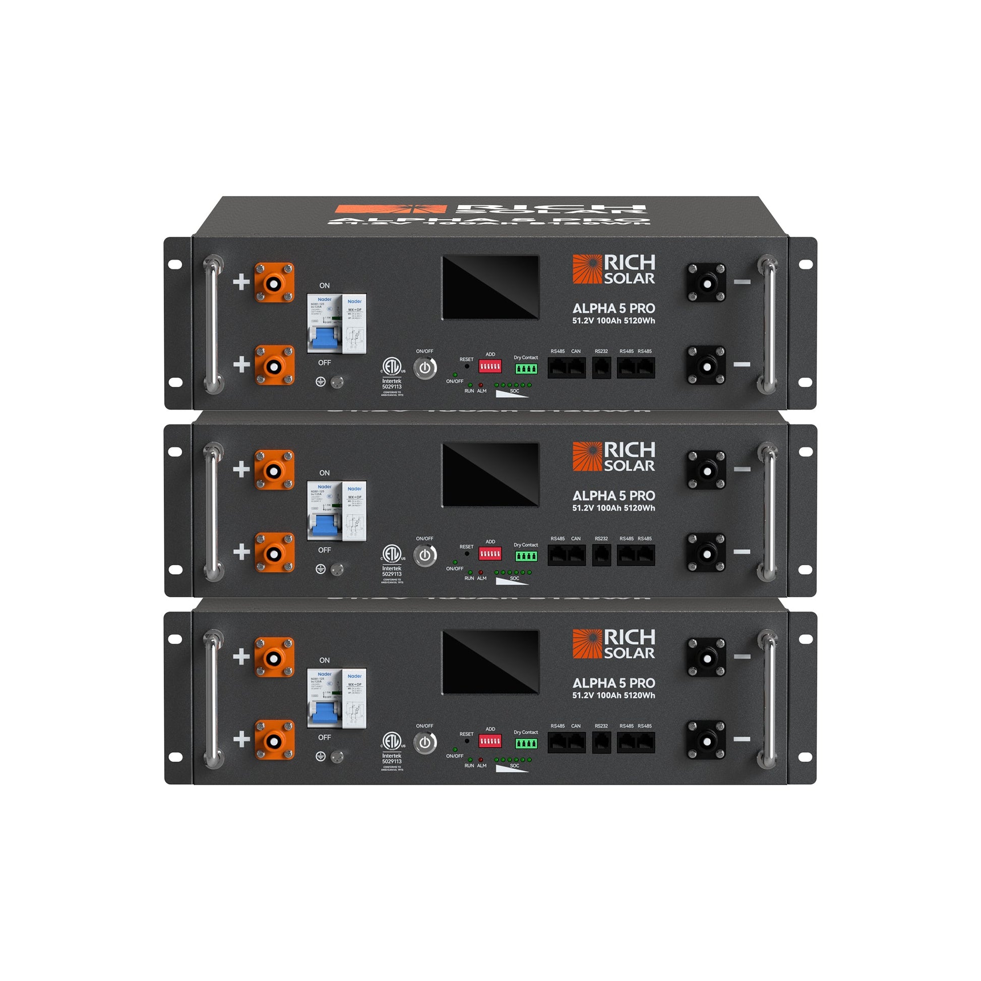 RICH SOLAR ALPHA 5 PRO 51.2V 100Ah Rack Battery product image 11
