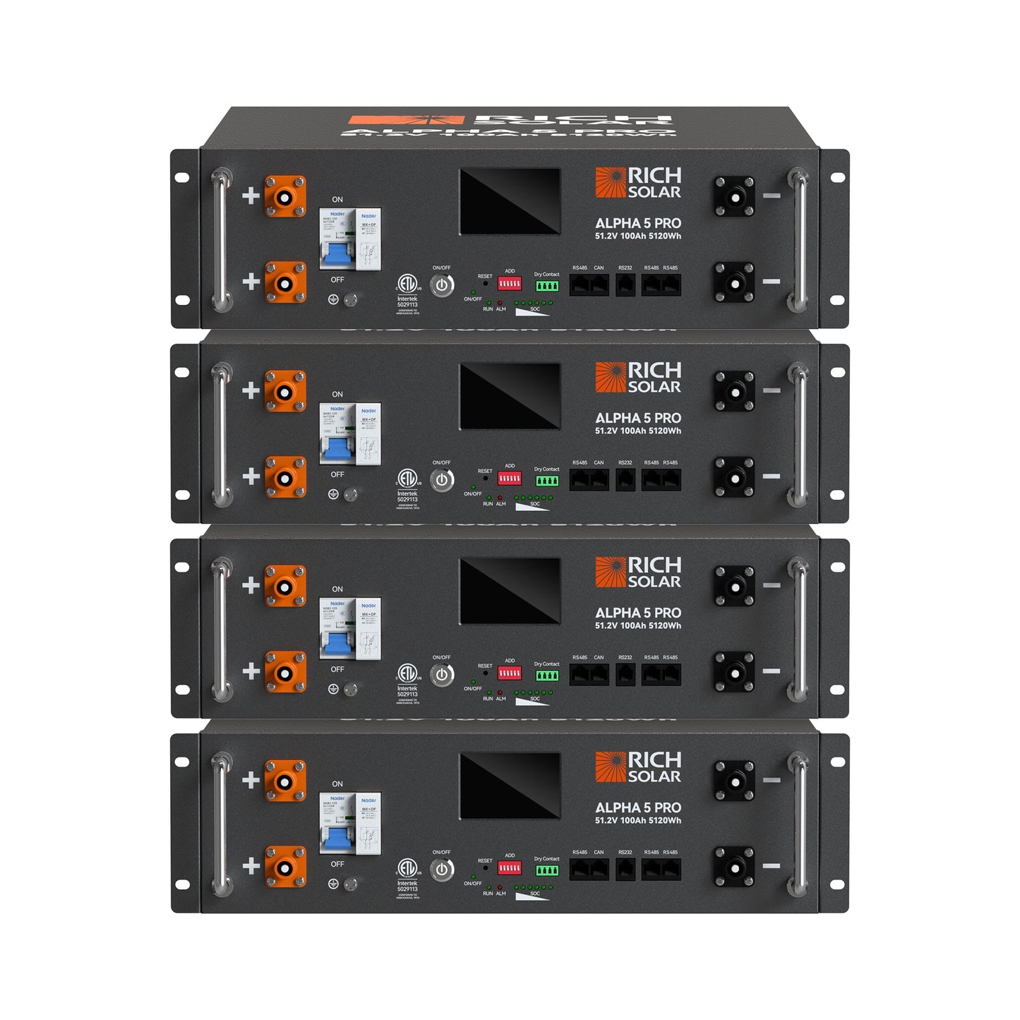 RICH SOLAR ALPHA 5 PRO 51.2V 100Ah Rack Battery product image 12