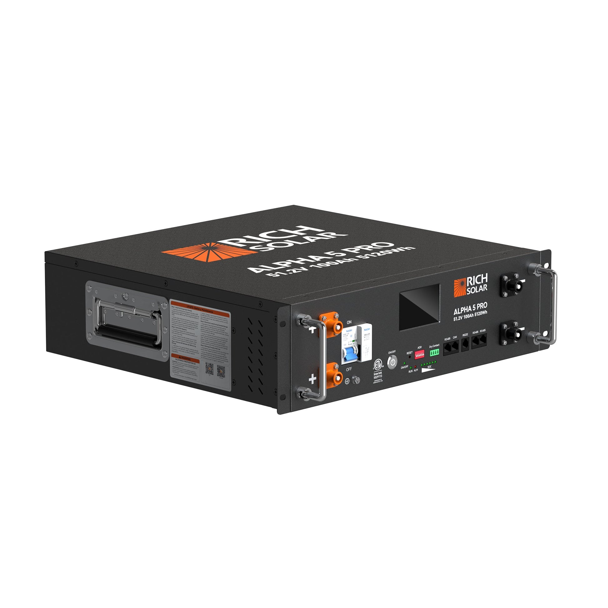 RICH SOLAR ALPHA 5 PRO 51.2V 100Ah Rack Battery product image 1