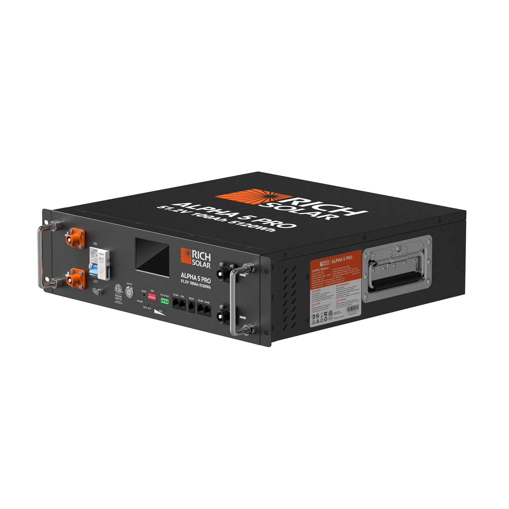 RICH SOLAR ALPHA 5 PRO 51.2V 100Ah Rack Battery product image 8
