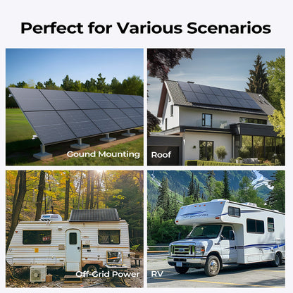 Solar panels in various applications