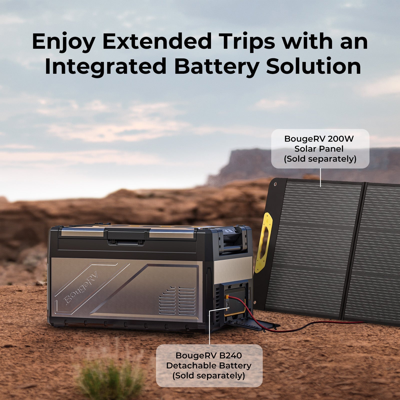 BougeRV New Rocky V3.0 41QT Dual Zone 12V Car Fridge — image 6
