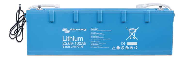 Victron Lithium Smart 25.6V 100Ah LiFePO4 Battery — BAT524110610